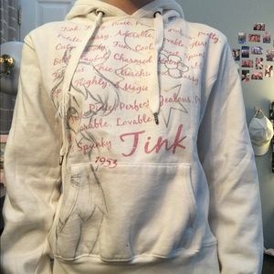 DISNEY TINK SWEATSHIRT WITH POCKET AND HOOD